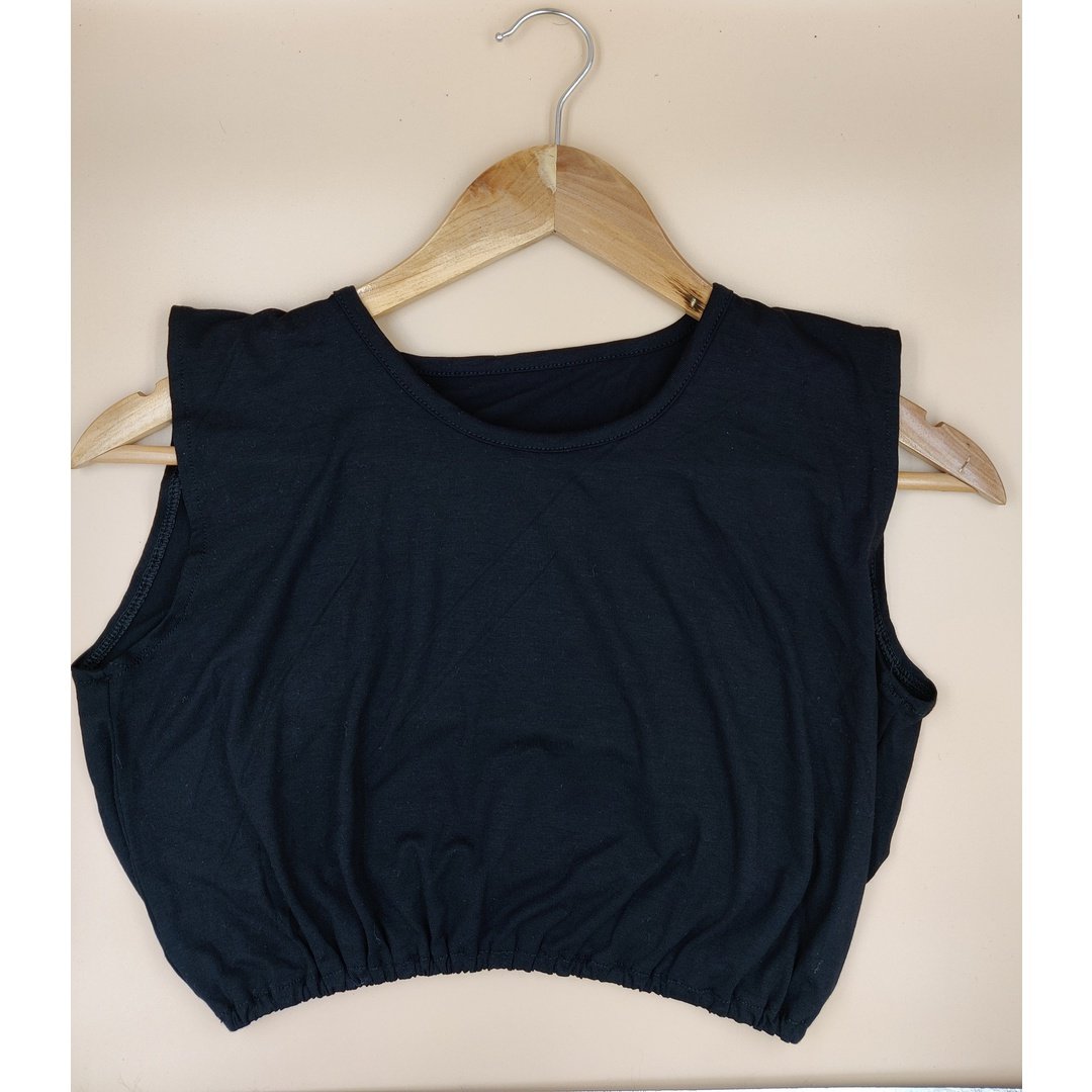 Women O-Neck sleeveless crew neck top