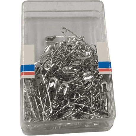Black and Silver Safety pins For Hijab or Daily use