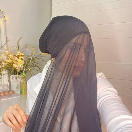 Instant Chiffon Hijab with Undercap