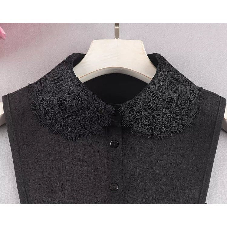 Lace Trim Dickey Collars