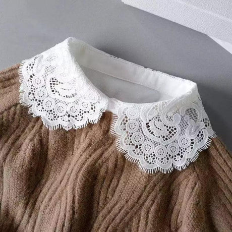 Lace Trim Dickey Collars